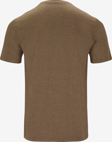 ENDURANCE Regular fit Performance shirt 'Mell' in Brown