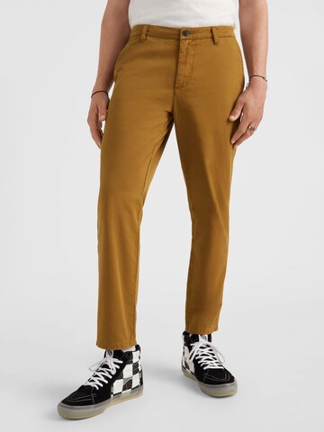 O'NEILL - Tapered Calças chino 'Ridge Worker' em bege: frente