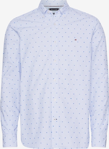 TOMMY HILFIGER Slim fit Overhemd in Blauw: voorkant