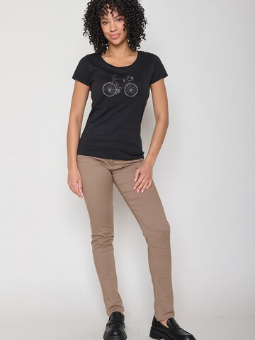 GREENBOMB Shirt 'Bike Classic' in Black