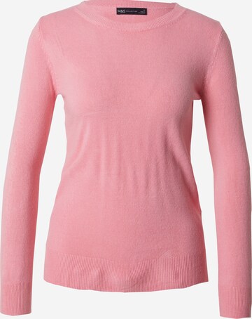 Marks & Spencer Sweater 'Cashmil' in Pink: front