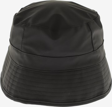 RAINS Hat & Cap in One size in Black: front