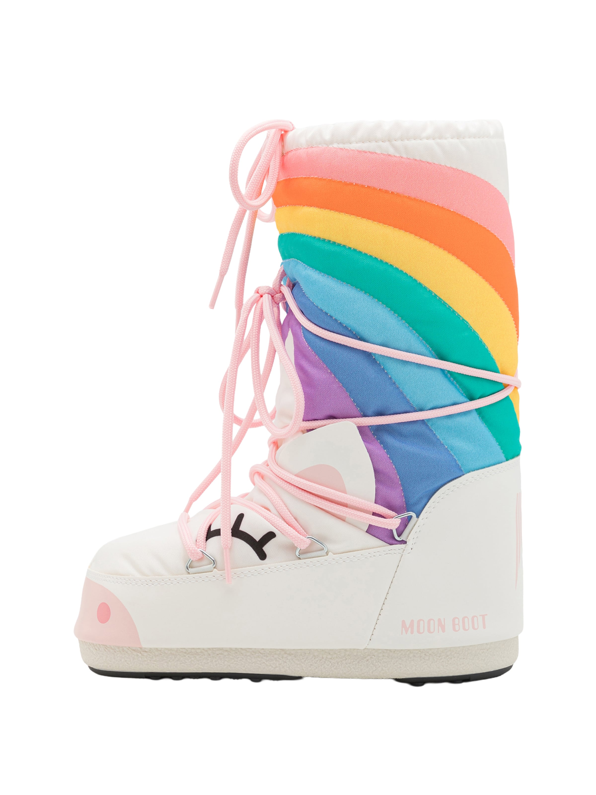 MOON BOOT Talvisaappaat 'ICON UNICORN' värissä valkoinen: etupuoli