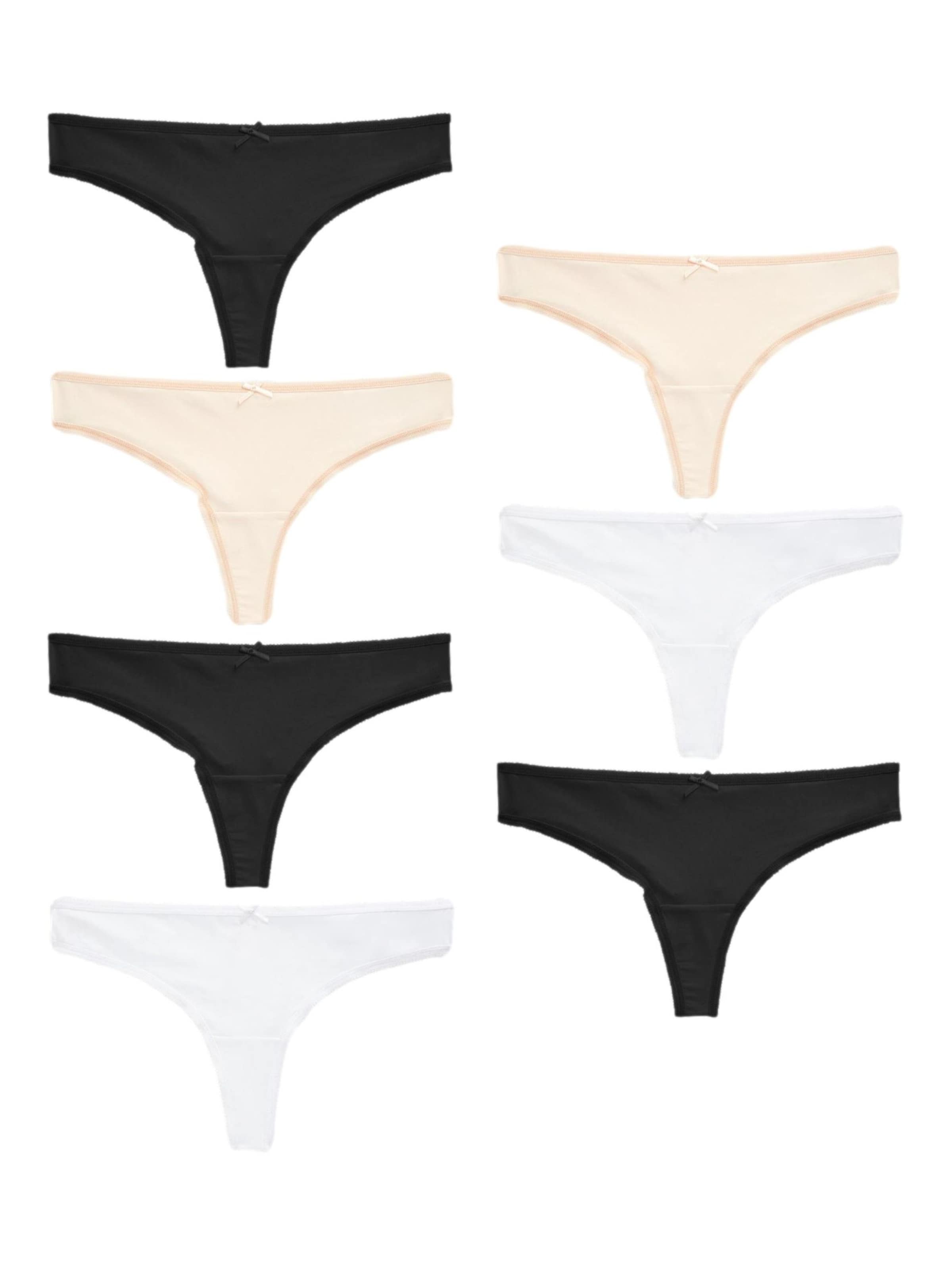 Next Стринг в черно: отпред