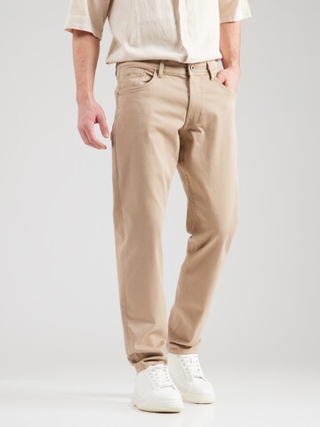 Tapered Jeans 'Russel Flamingobreeze' di Petrol Industries in marrone: frontale