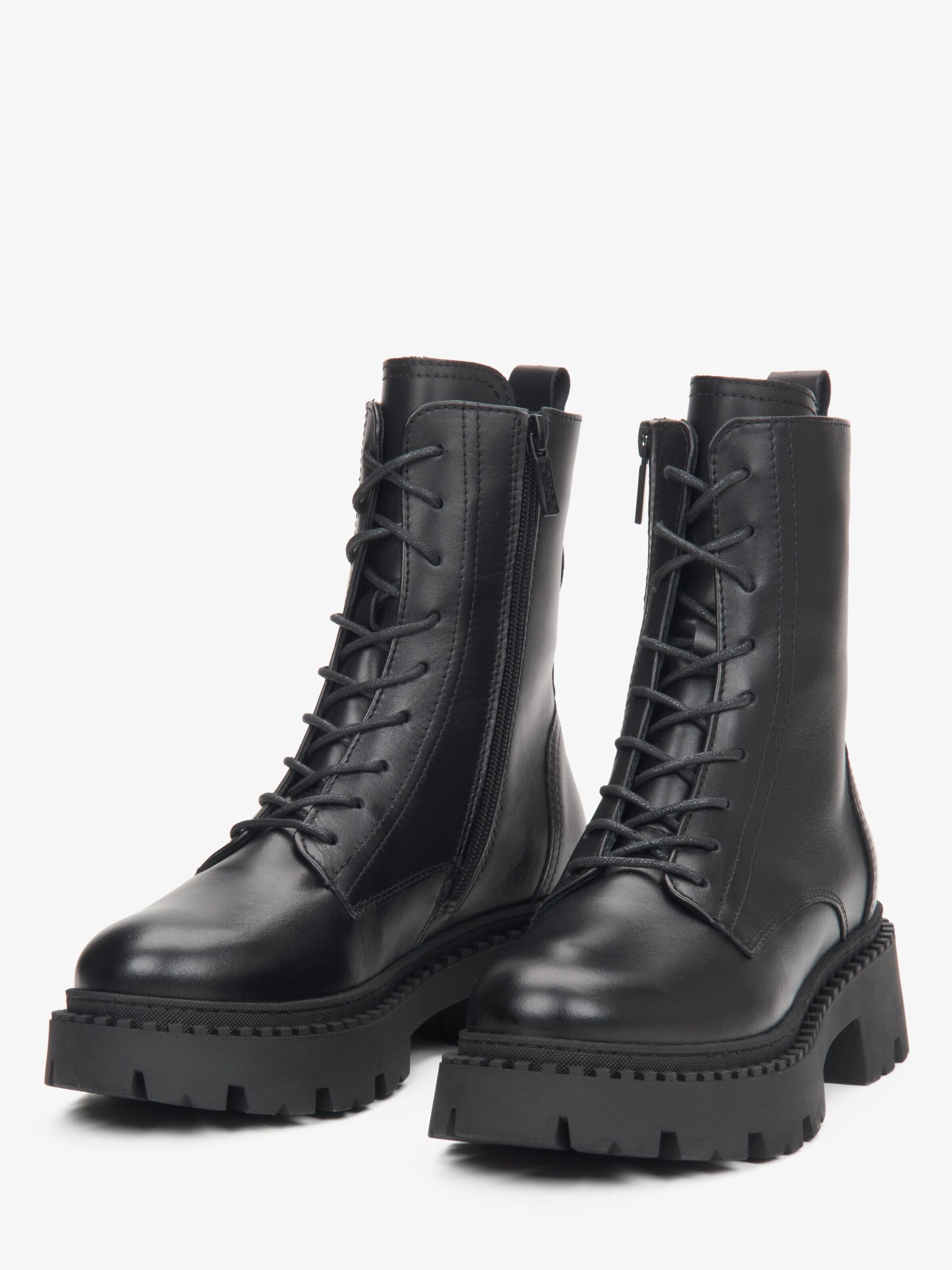 Bottines à lacets '09-283714' Estro en noir