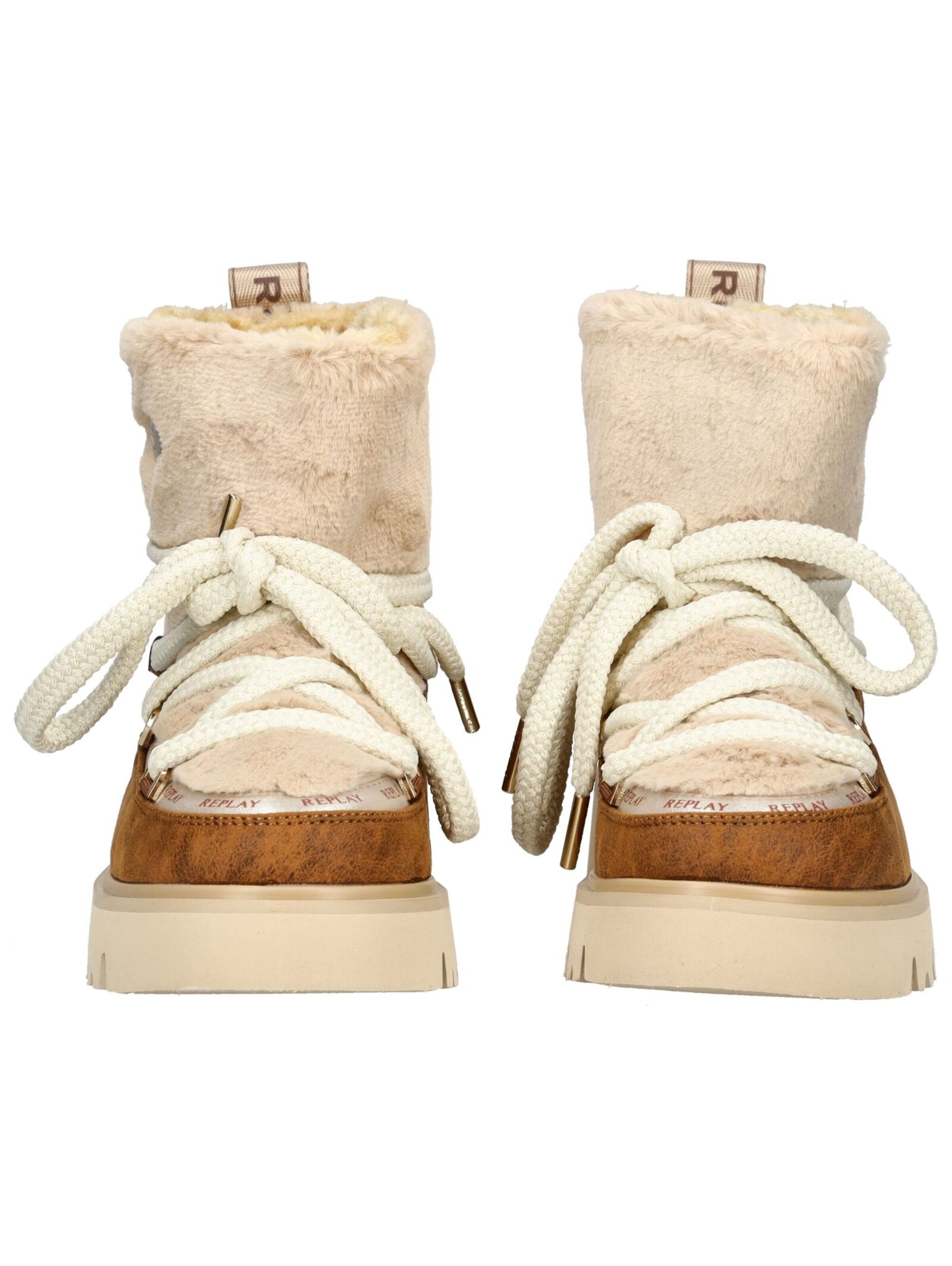 Stivaletto stringato di REPLAY in beige