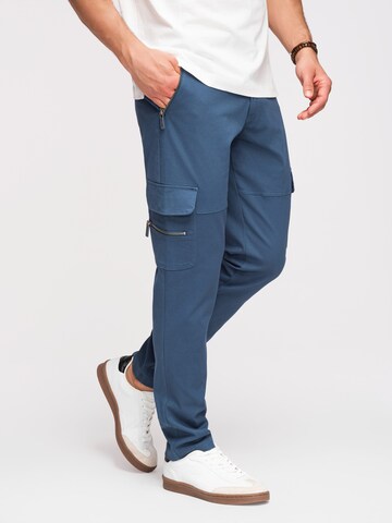 Ombre Regular Chino trousers in Blue: front