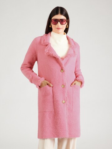 RINO & PELLE Knitted coat 'Catena' in Pink: front