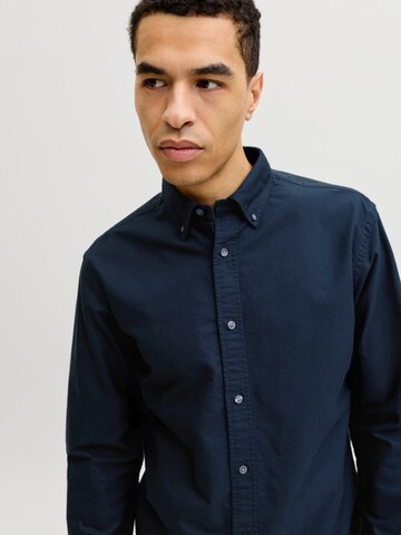 JACK & JONES Regular Fit Hemd 'JPRBLUHARVEY' in Blau