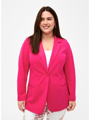 Zizzi Blazer 'Maddie' in Pink: front