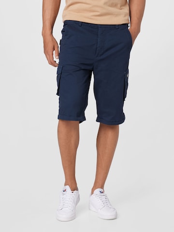 Alife and Kickin Regular Cargo trousers 'PhilippeAK' in Blue: front