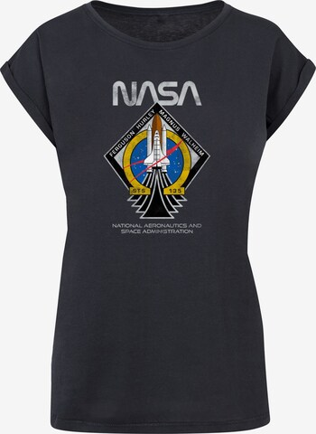 Merchcode Shirt 'NASA - STS135' in Blauw: voorkant