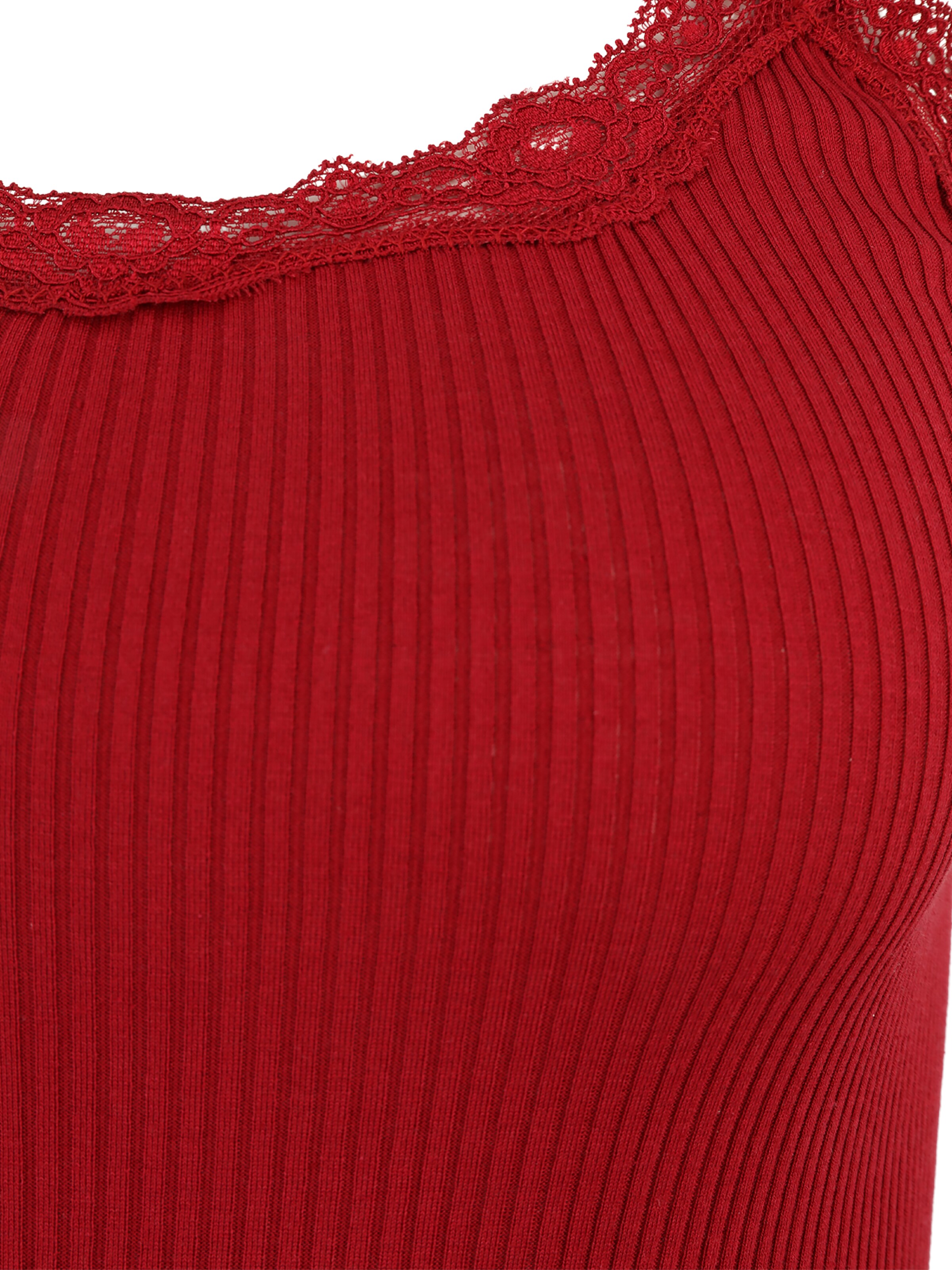Haut rosemunde en rouge