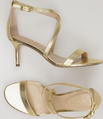 Lauren Ralph Lauren Sandals & High-Heeled Sandals in 37,5 in Gold: front