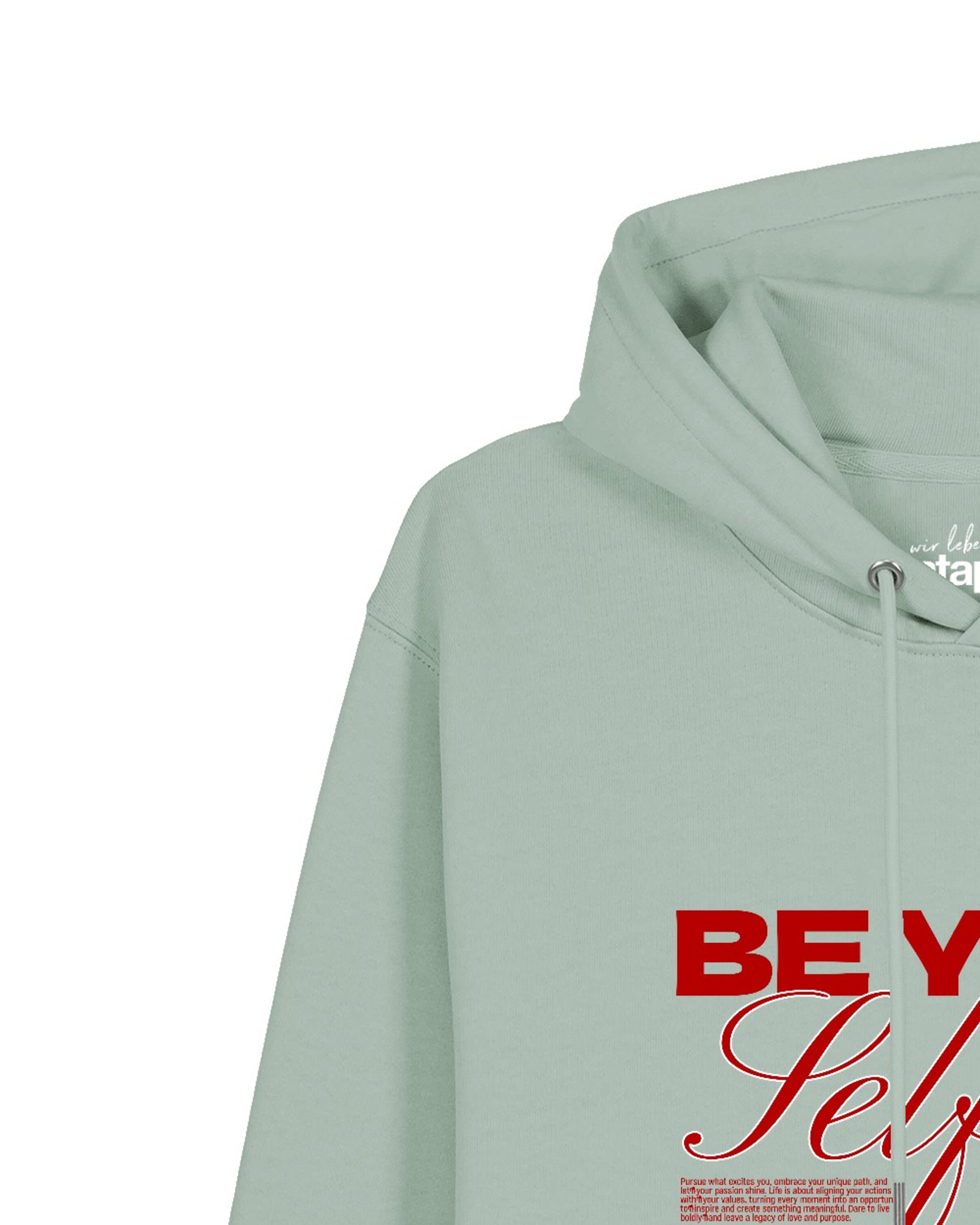 Felpa 'Be yourself' di Watapparel in verde
