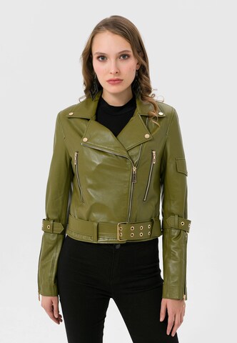 Jimmy Sanders Between-Season Jacket in Green: front