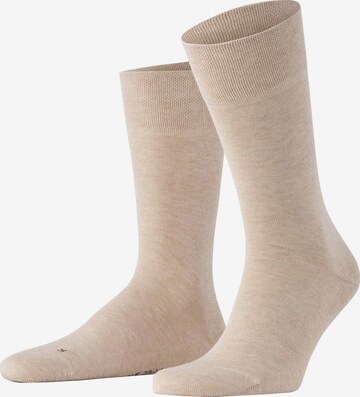 FALKE Socks 'Sensitive London' in Beige: front