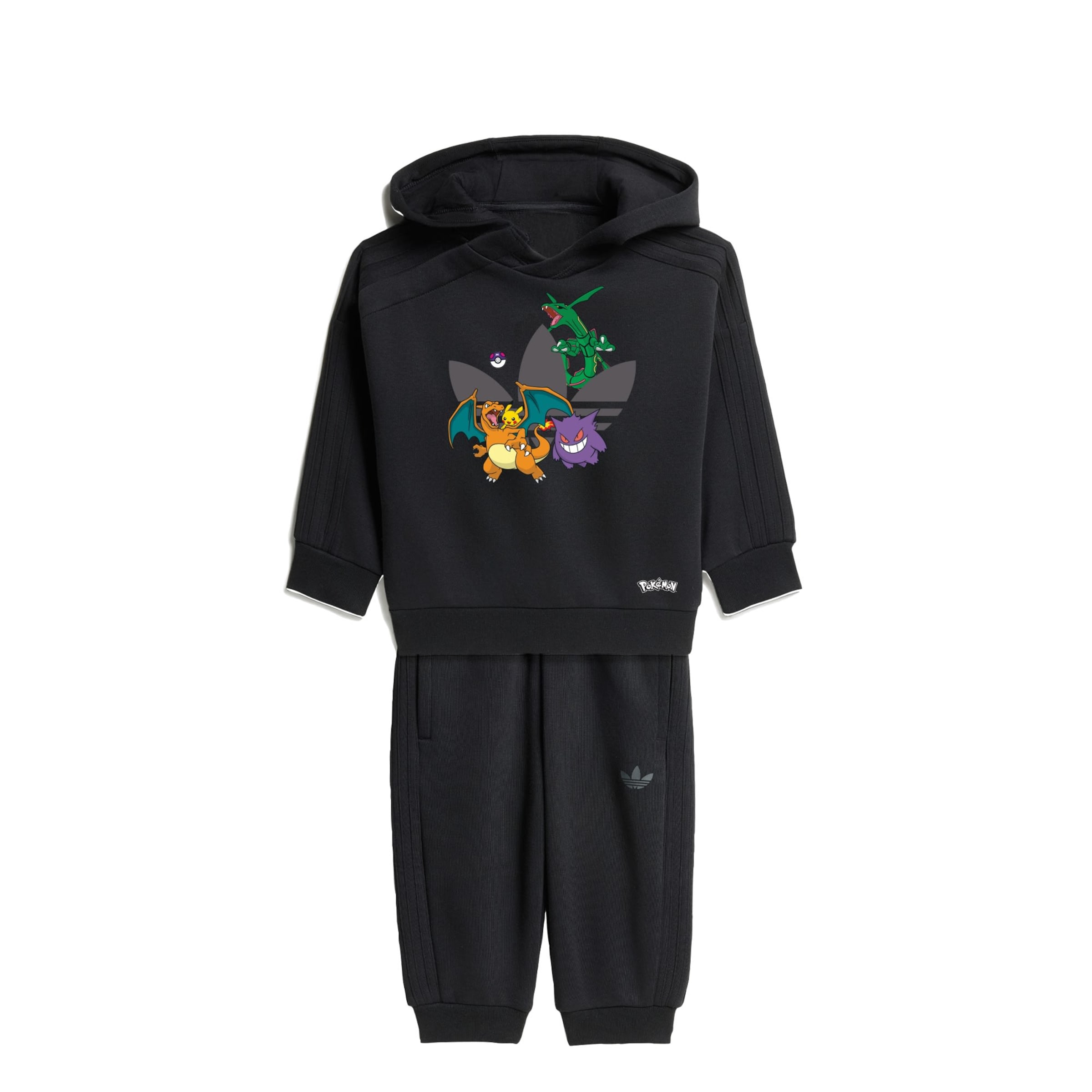 ADIDAS ORIGINALS Jogginganzug 'Pokemon' in Schwarz: Vorderseite