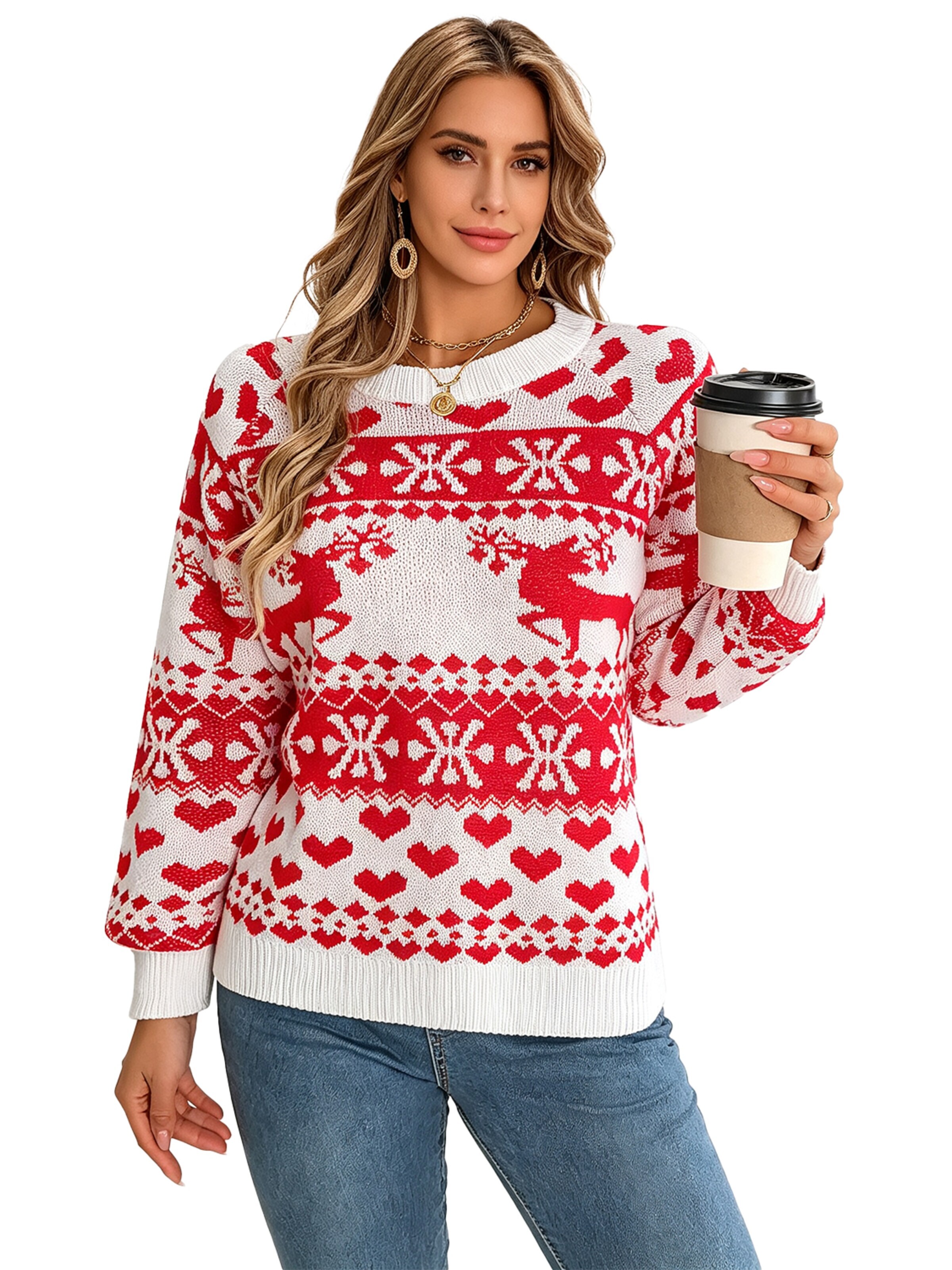 KoJooin Sweater in Red