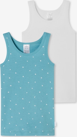 Maillot de corps ' Fine Rib ' SCHIESSER en bleu : devant