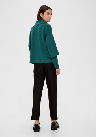 s.Oliver BLACK LABEL Sweatshirt in Groen