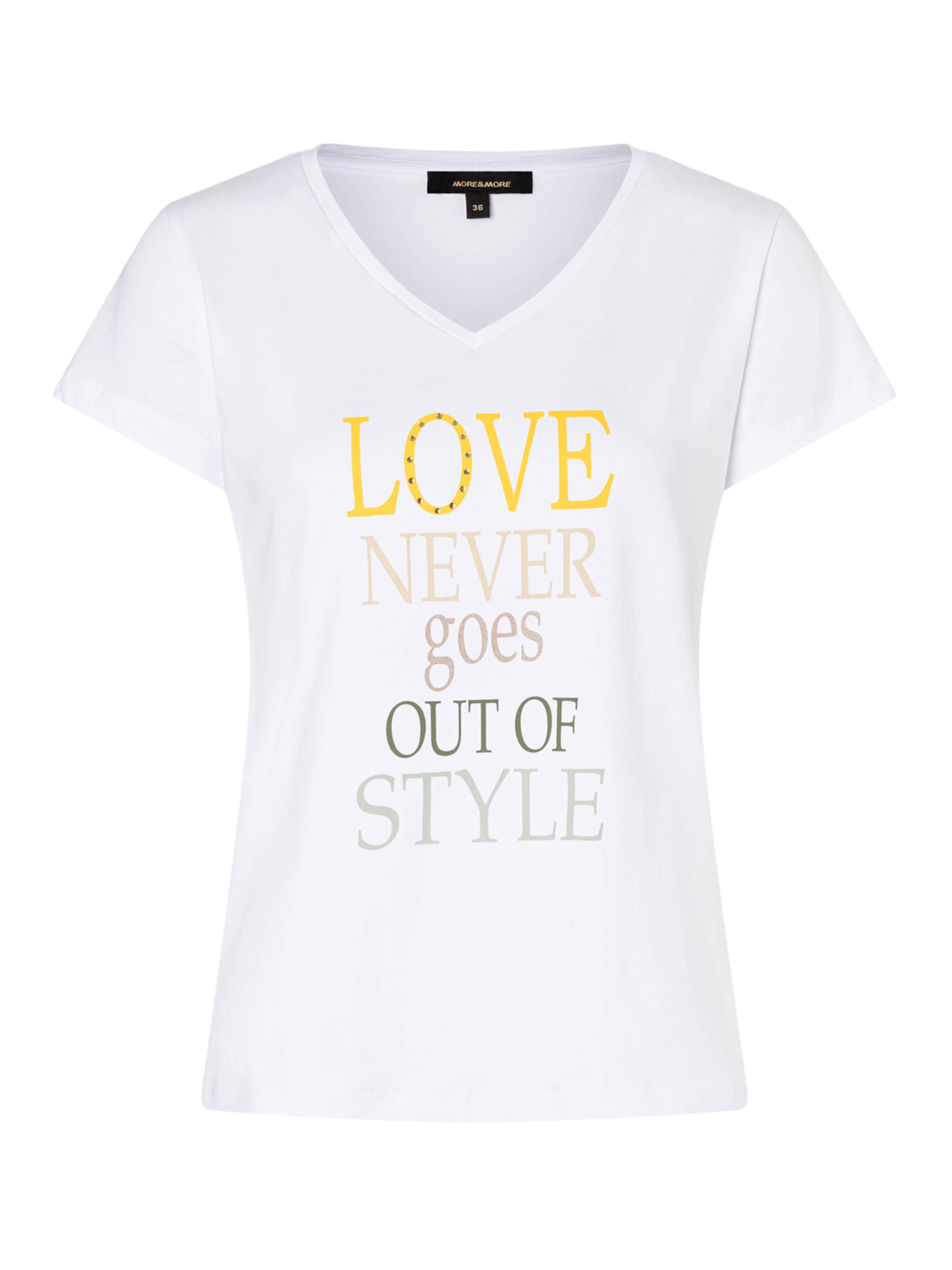 MORE & MORE - Camisa em branco: frente
