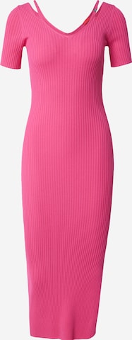 Robes en maille 'Shaty' HUGO en rose : devant