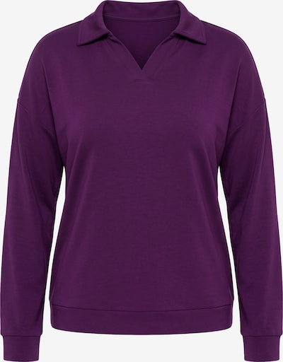 MIAMODA Sweatshirt in XL in pflaume, Produktansicht
