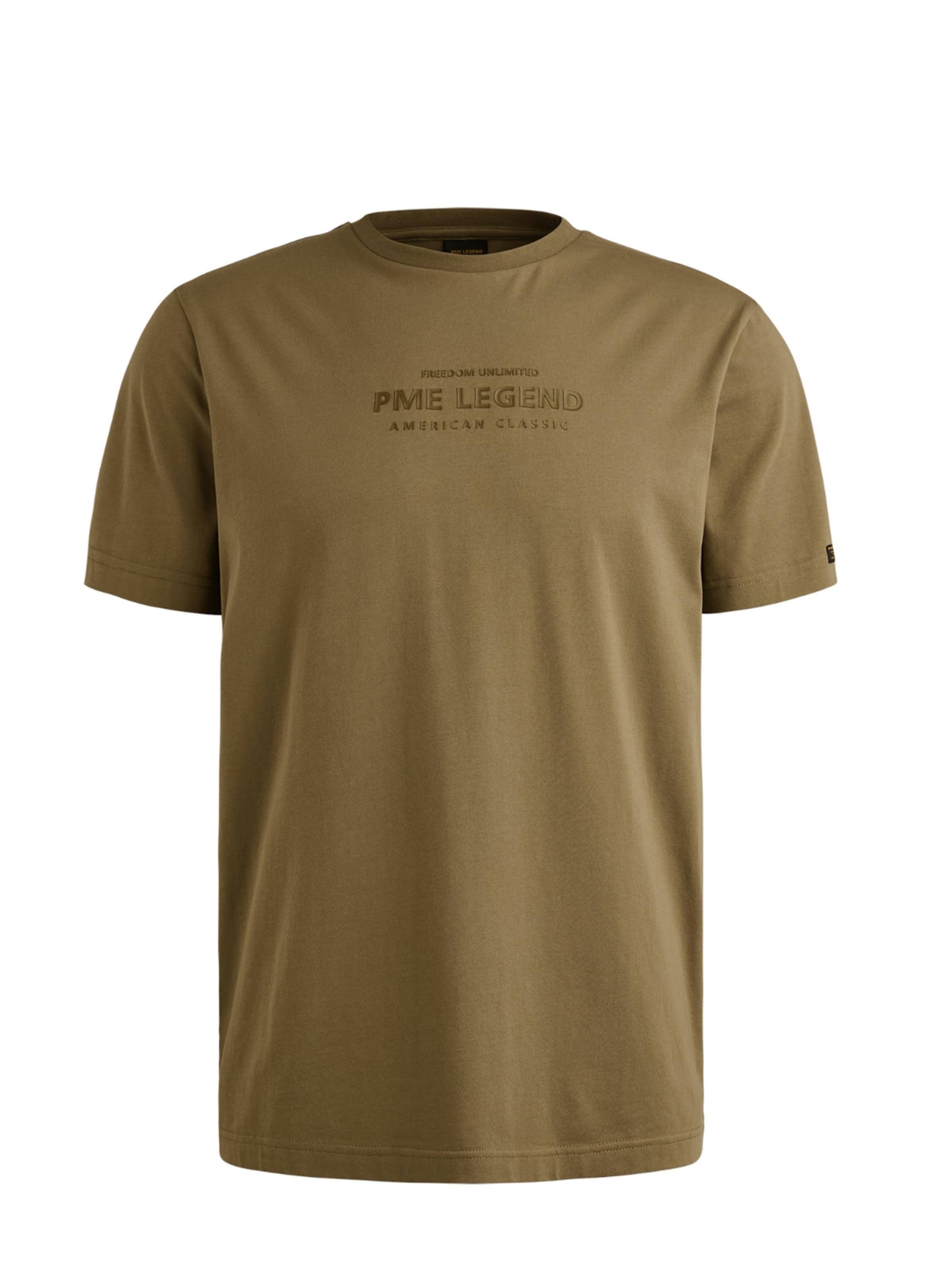 Pme-Legend Shirt 'PME Legend - Heren t-shirt' in Brown: front