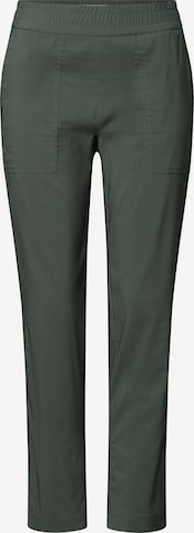 STREET ONE Chino Pants in Green: front