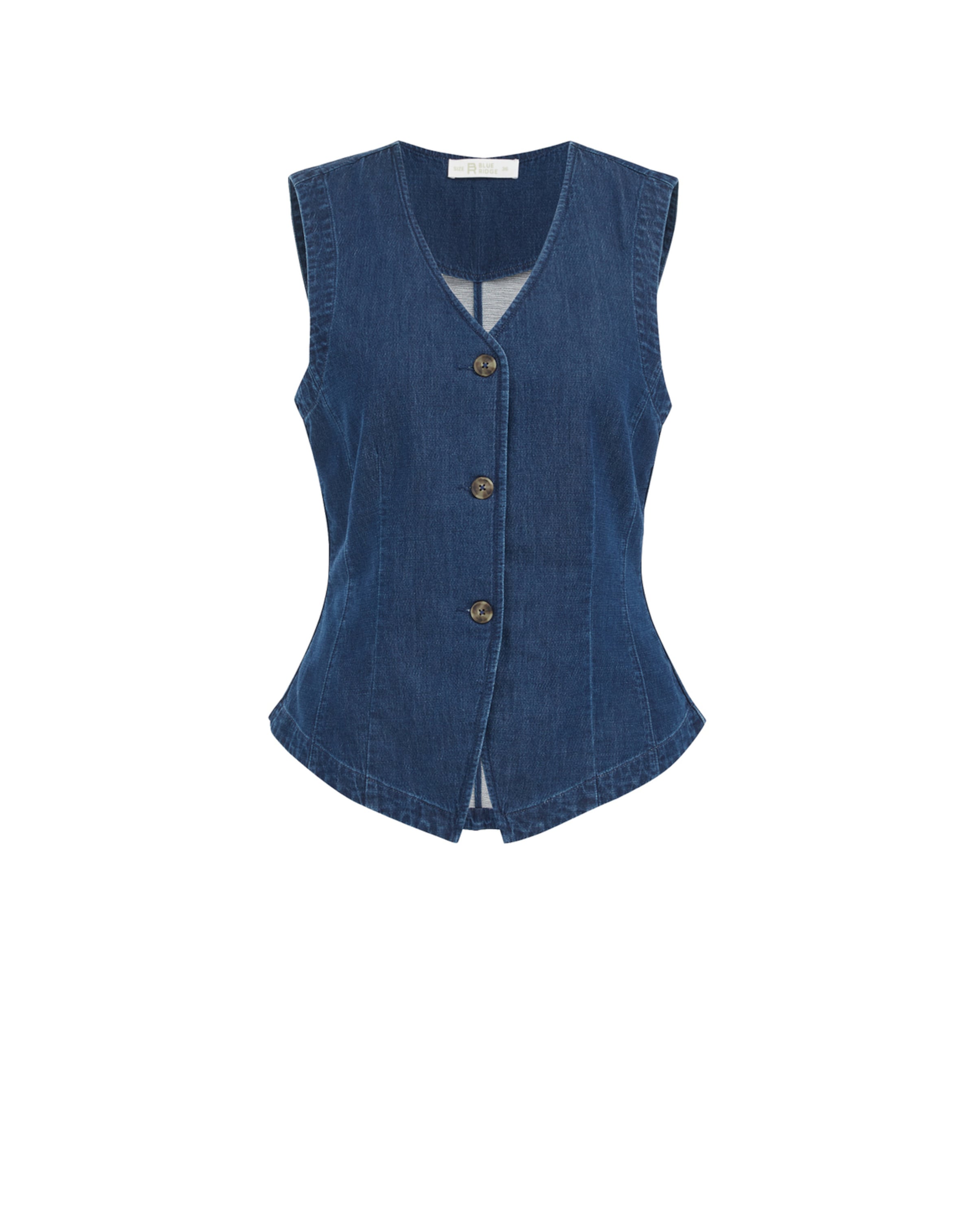 WE Fashion Mellény - kék: elől