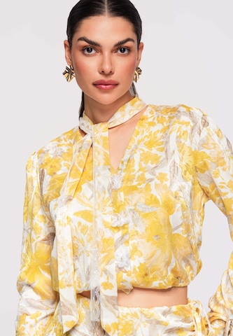 Ombre Blouse in Geel
