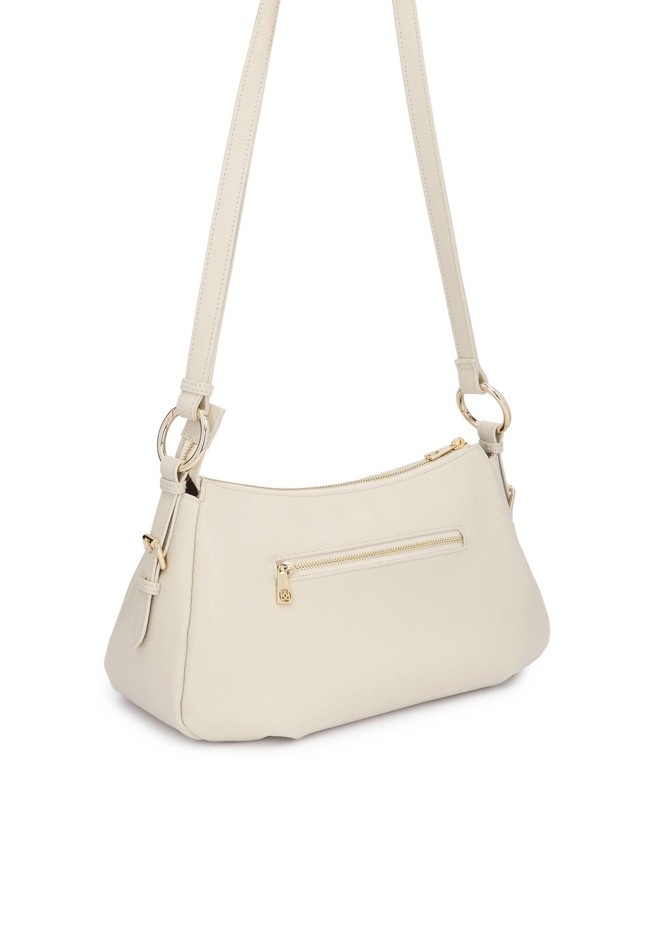 Borsa a spalla di Kazar in bianco