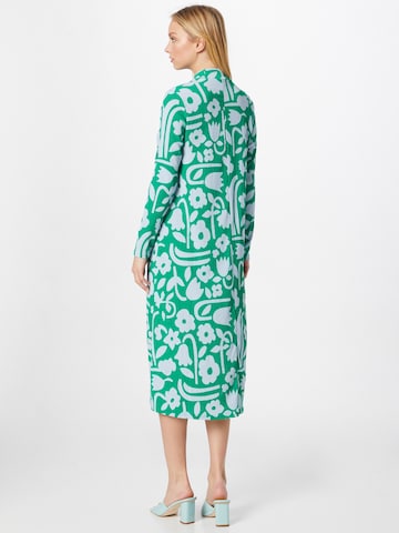 Monki Shirt Dress in Green