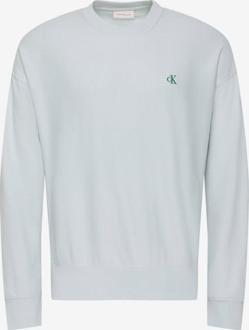 Calvin Klein Jeans Sweatshirt 'Relaxed' in Grijs: voorkant