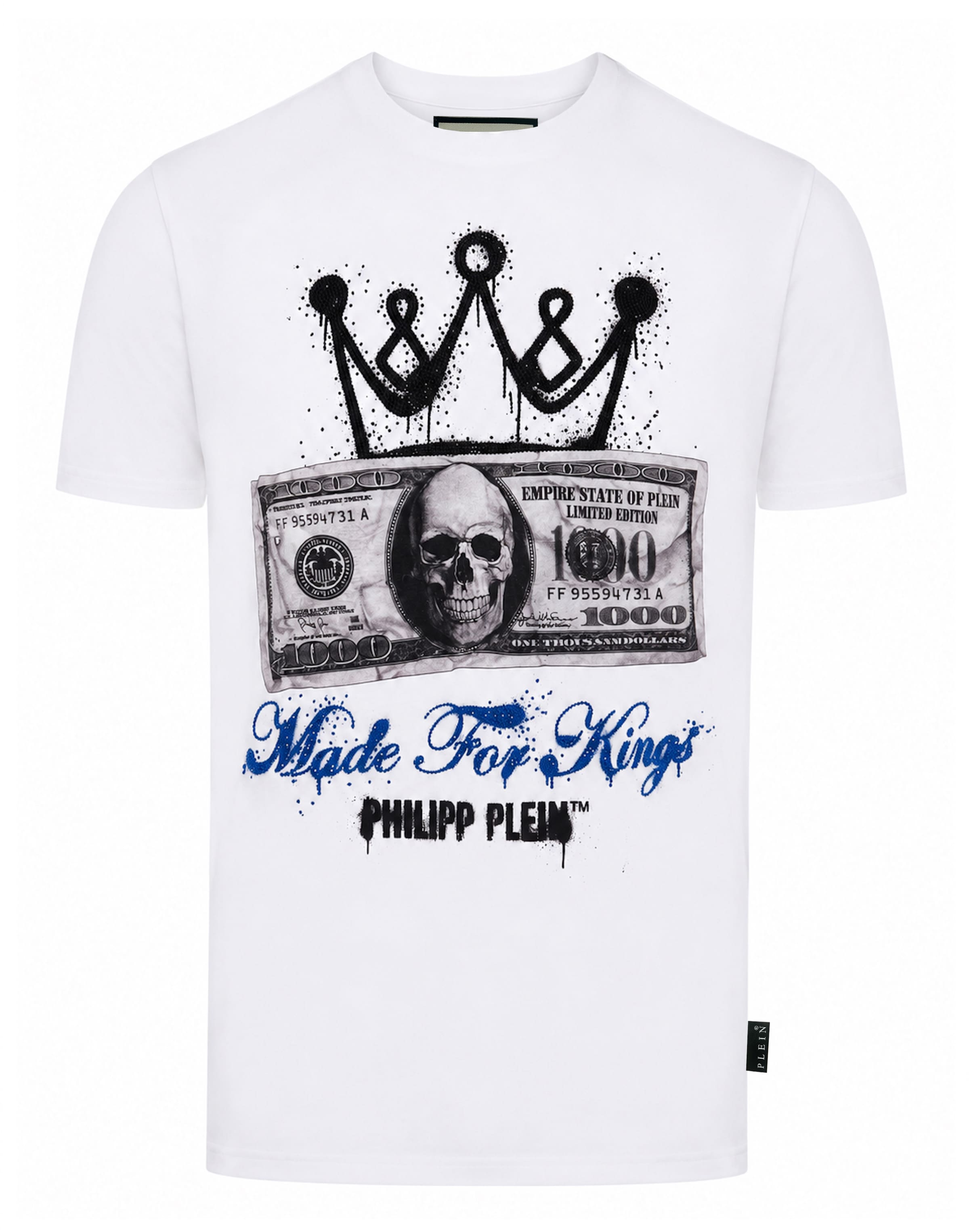 Maglietta di Philipp Plein in bianco: frontale