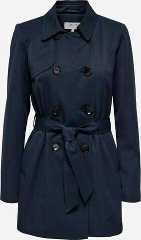 Only Petite Between-Seasons Coat 'VALERIE' in Blue