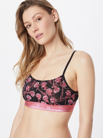 Calvin Klein Underwear Bustier Melltartó 'One Glitter' - fekete: elől