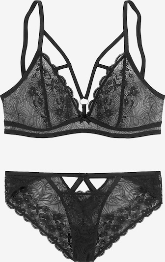 PETITE FLEUR GOLD Bralette-BH in schwarz, Produktansicht