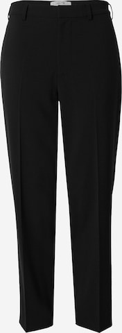 DAN FOX APPAREL Regular Trousers with creases 'The Essential' in Black: front