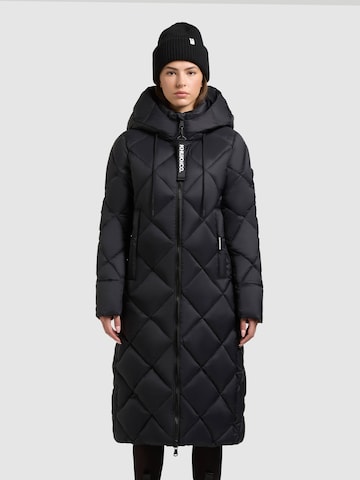 khujo - Sobretudo de inverno 'Cilia' em preto: frente
