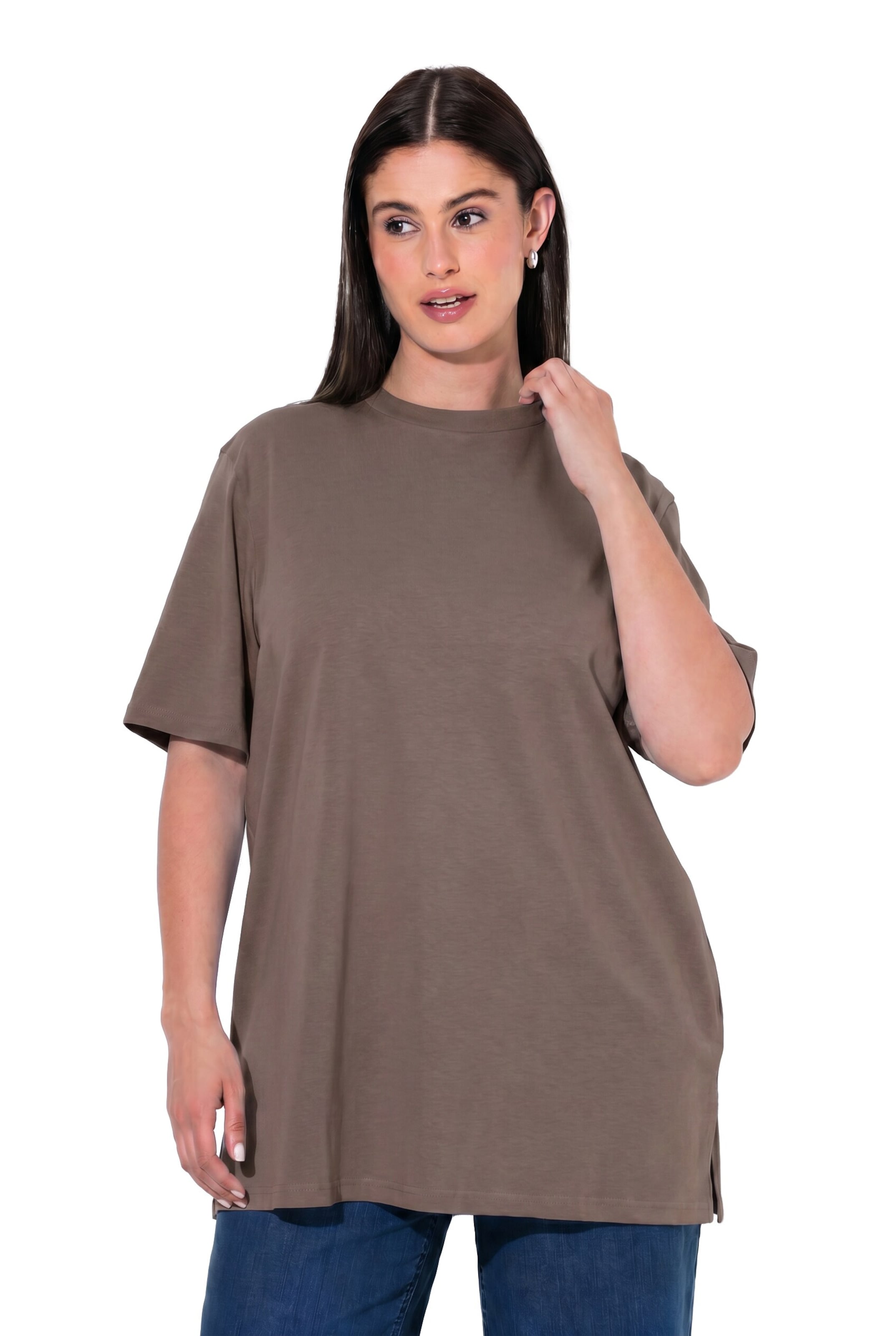 Ulla Popken Shirt in Brown: front