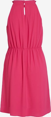 VILA Koktejlové šaty – pink