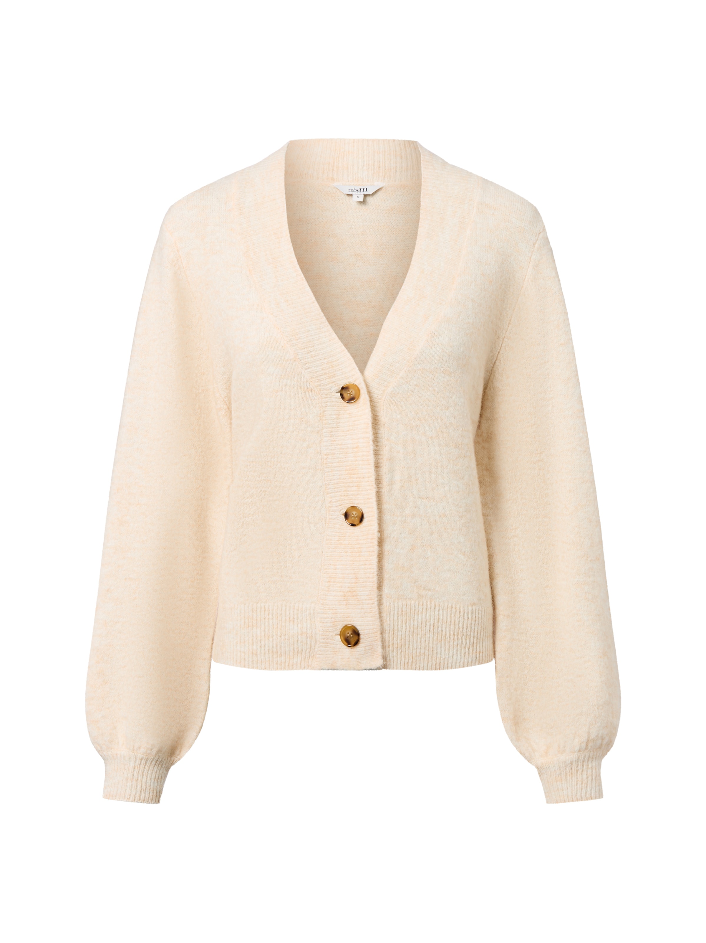 Cardigan 'Molenda' mbym en beige : devant