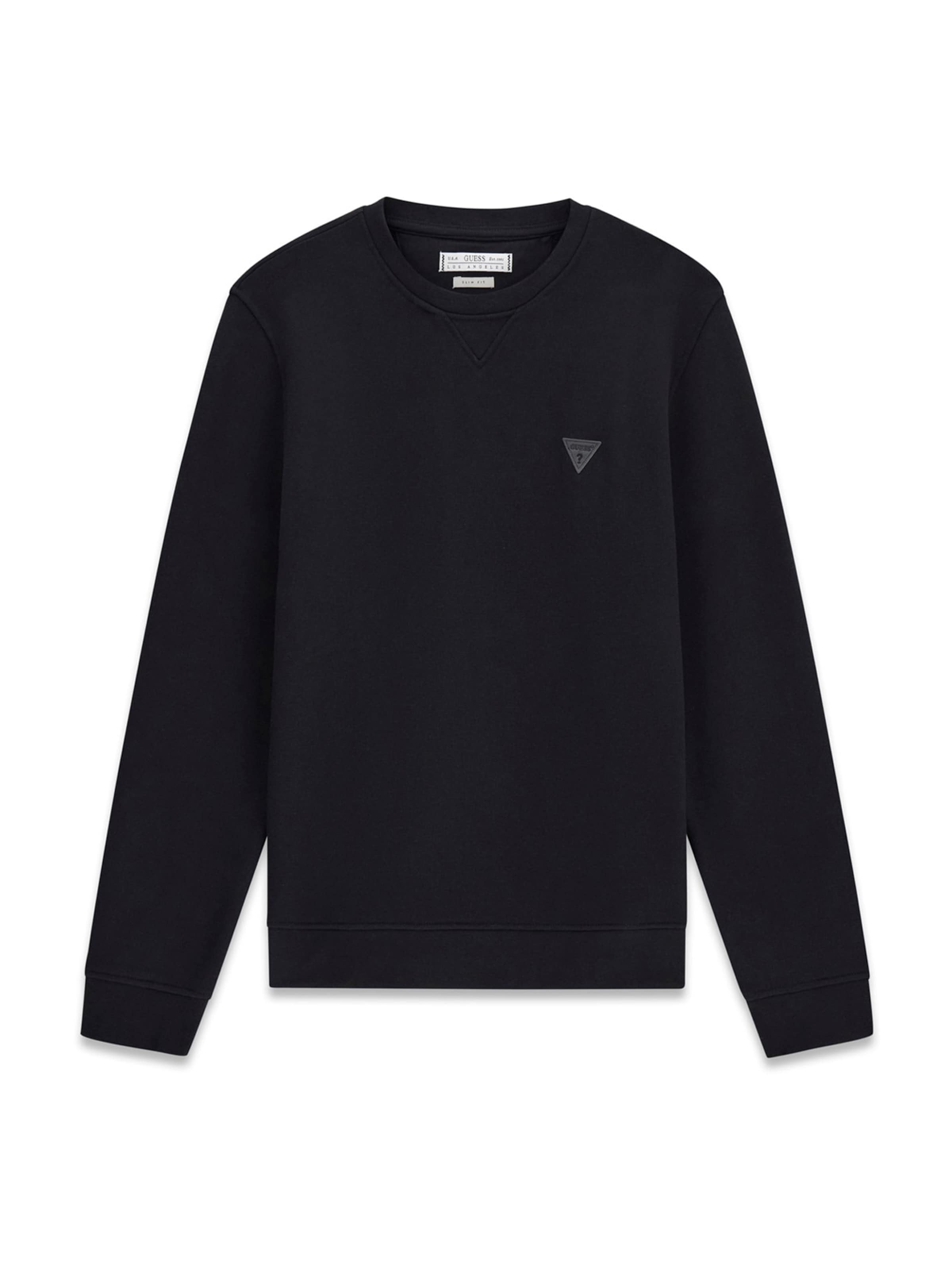 GUESS Sweatshirt in Black: front