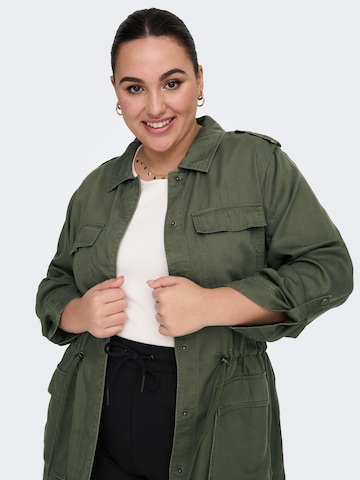 ONLY Carmakoma Between-Season Jacket 'KENYA' in Green