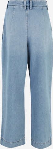 Wide leg Jeans de la River Island Petite pe albastru