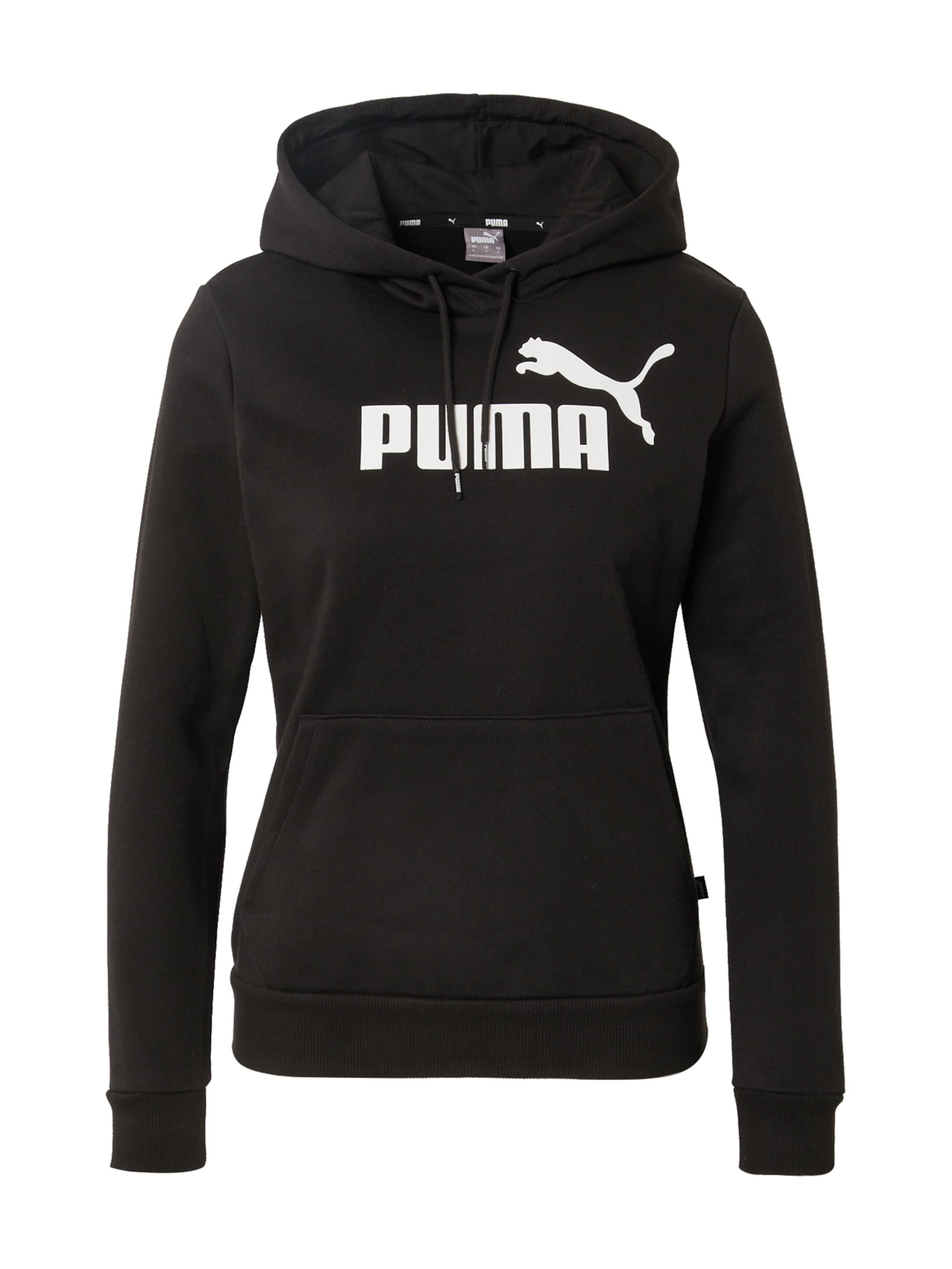 Sweat de sport 'ESSENTIAL' PUMA en noir : devant