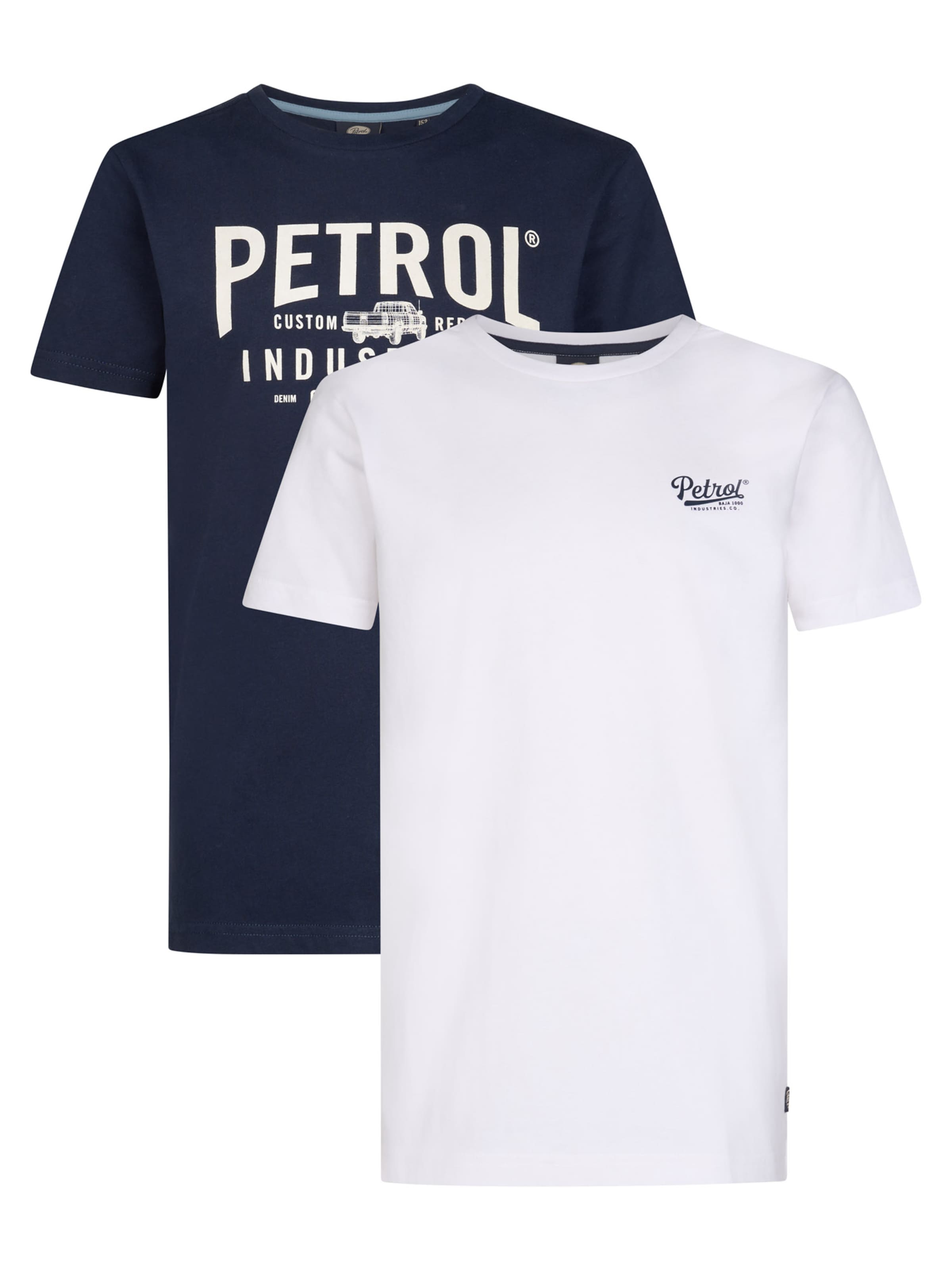 Petrol Industries T-Shirt 'Vizcaíno' in Blau: Vorderseite